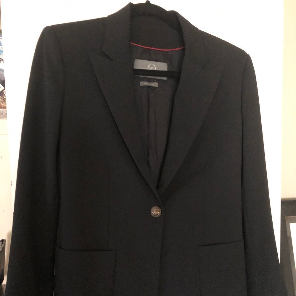 Alexander McQueen Black Blazer Size 40, US 4/6